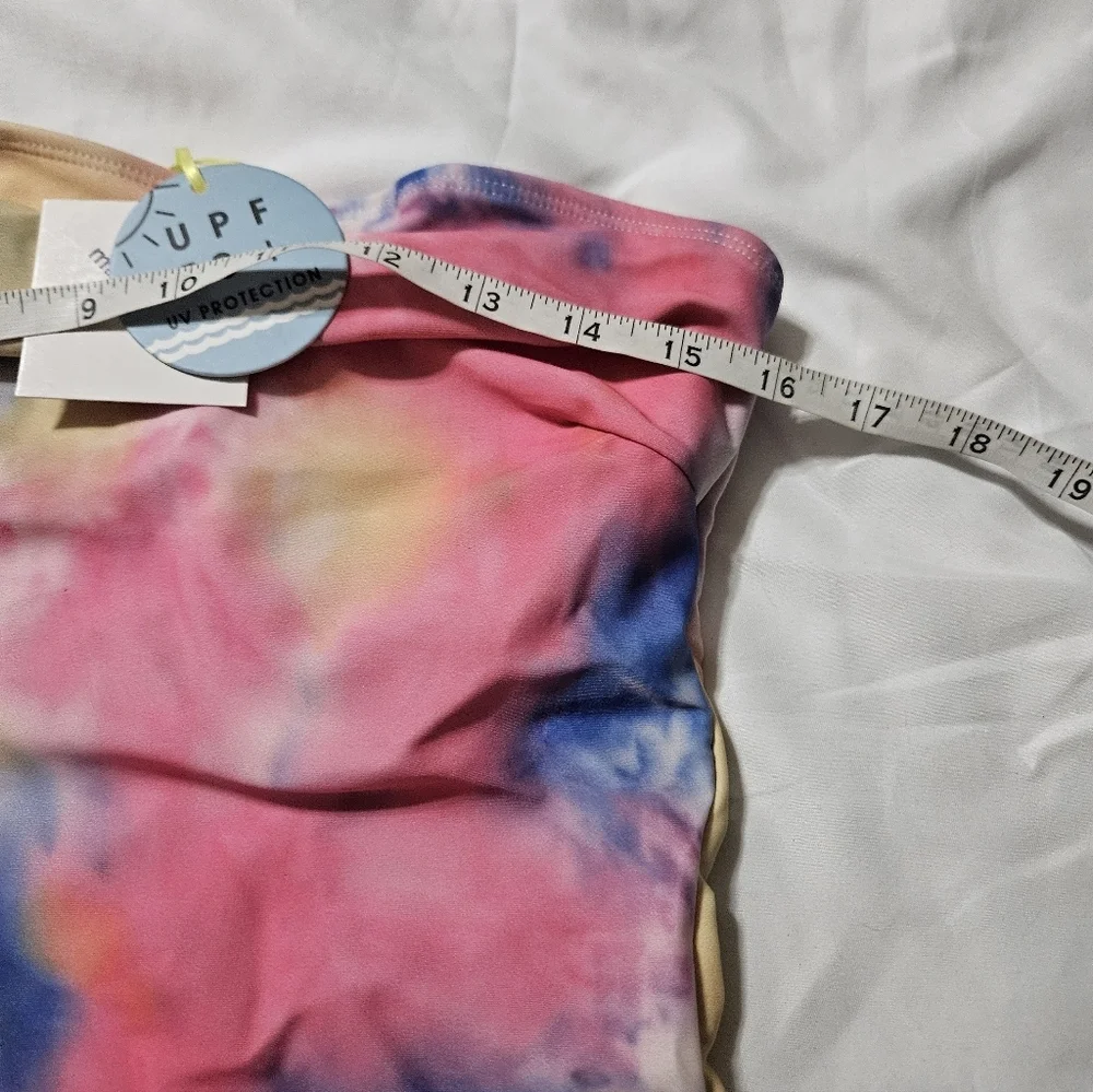 NWT! Marina West One Shoulder Tye Dye One Piece Swimsuit! - Picture 4 of 6
